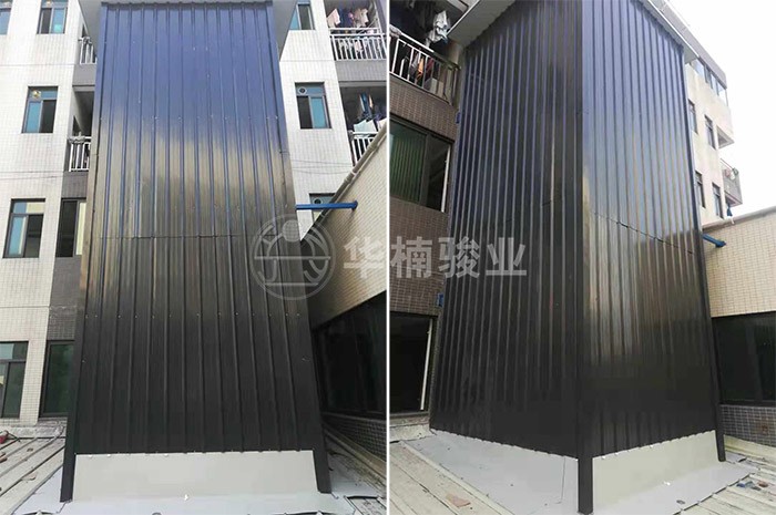 升广州市瑞高包装公司定制直顶式升降机安装
